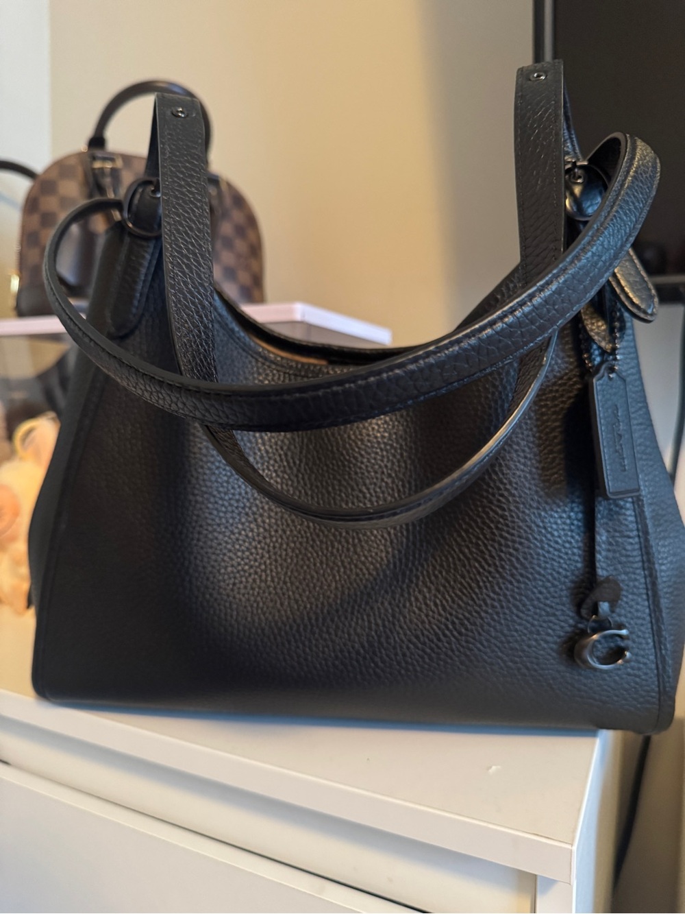 Coach Lori Shoulder bag
Black pebble leather